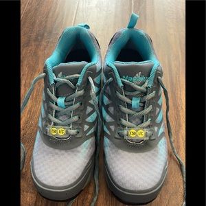 Tiffany blue and gray Nautilus shoe